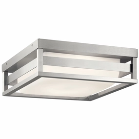 Ryler LED Outdoor Ceiling Mount Brushed Aluminum Outdoor Ceiling Mount Lighting hot sale