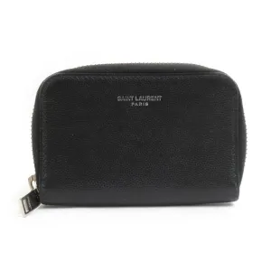 Saint Laurent Leather Coin Purse/Coin Case (Pre-Owned)
