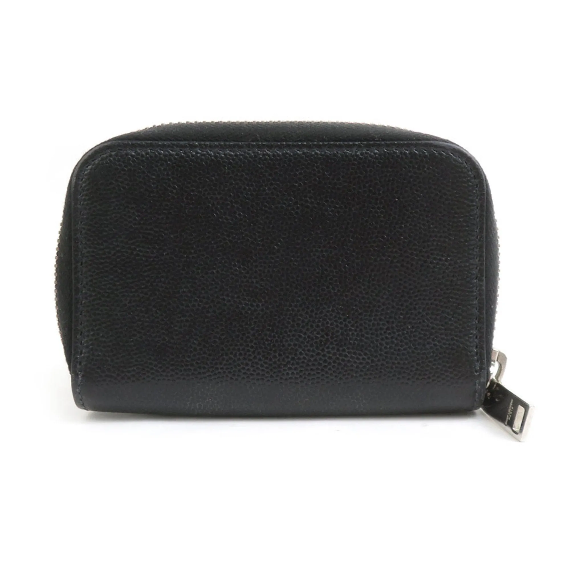 Saint Laurent Leather Coin Purse/Coin Case (Pre-Owned)
