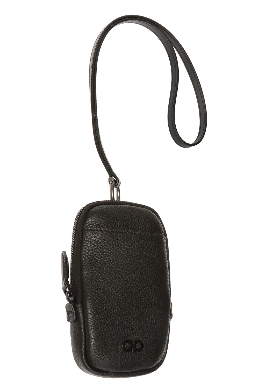 SALVATORE FERRAGAMO Firenze Men's 705230 Black Pouch