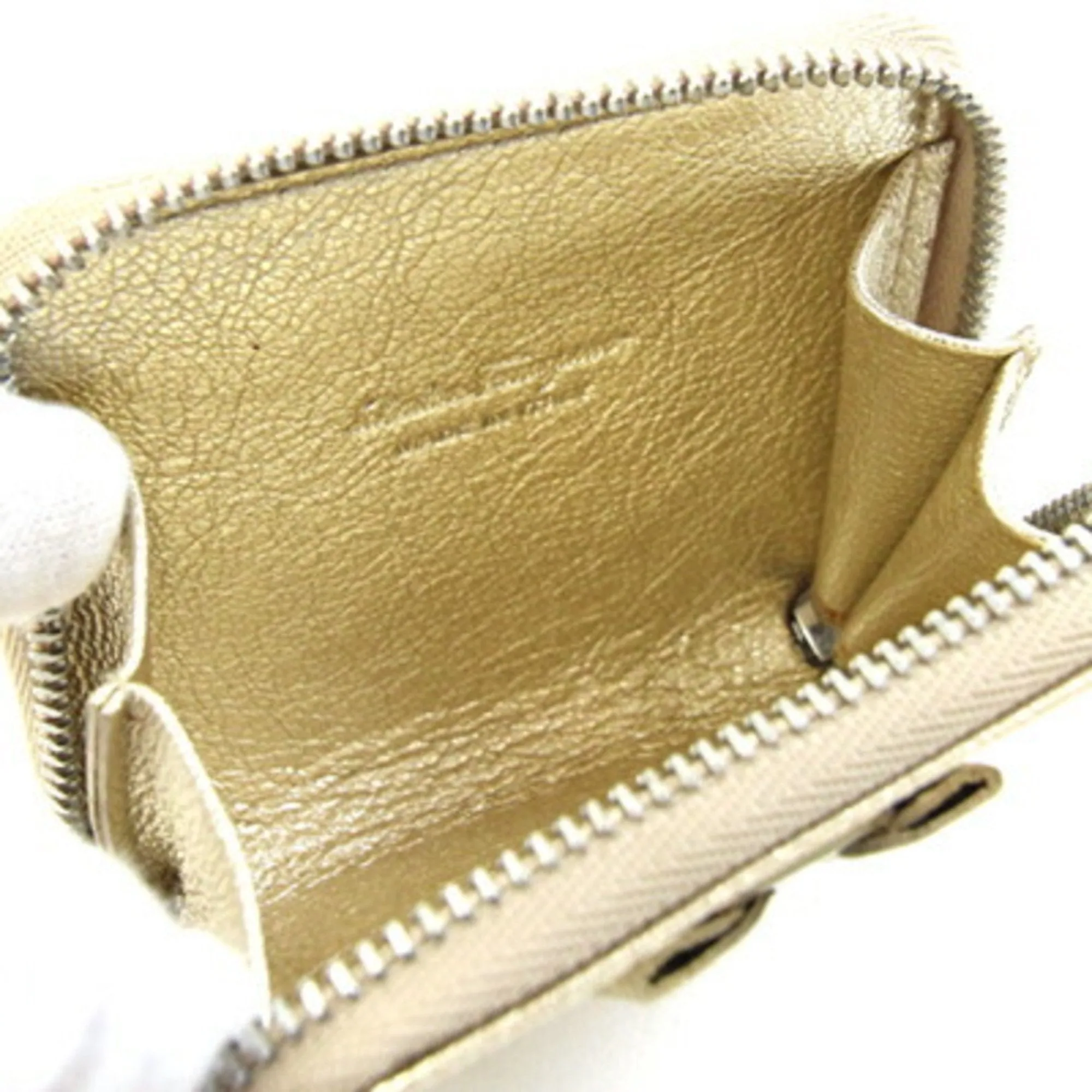 Salvatore Ferragamo Leather Coin Purse/Coin Case (Pre-Owned)