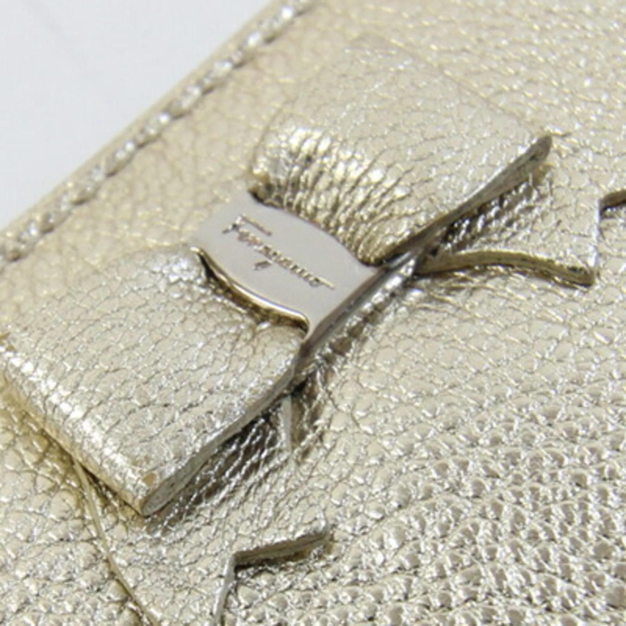 Salvatore Ferragamo Leather Coin Purse/Coin Case (Pre-Owned)