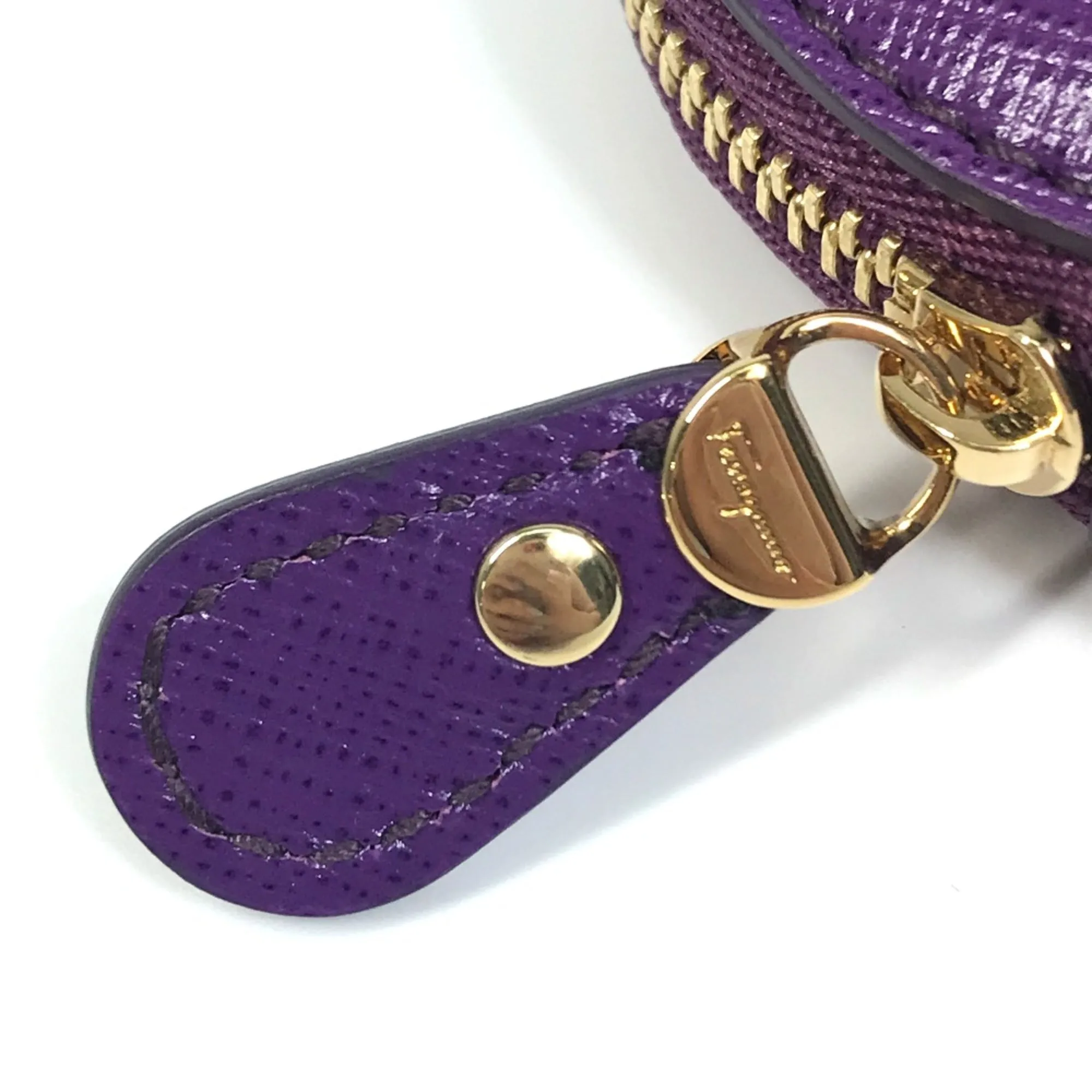 Salvatore Ferragamo  Leather Coin Purse/Coin Case (Pre-Owned)