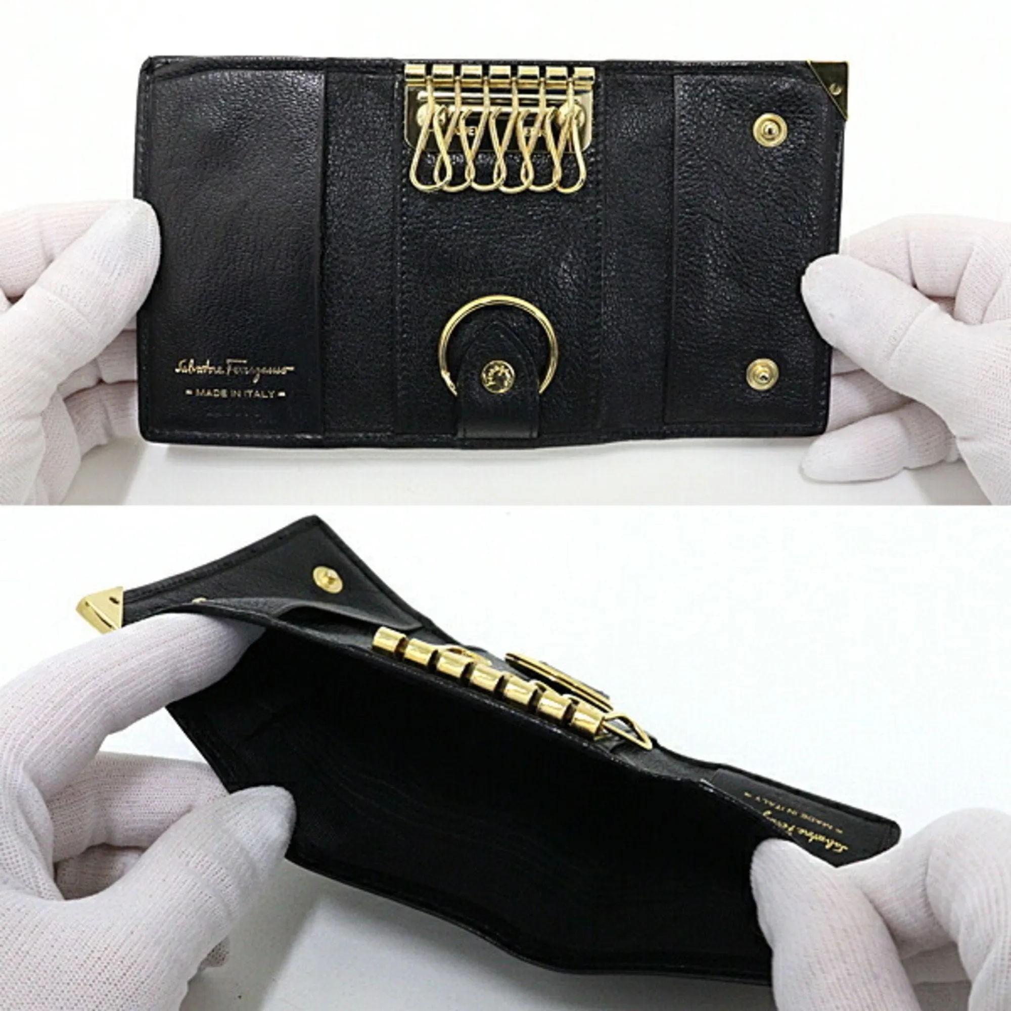 Salvatore Ferragamo Leather Keycase (Pre-Owned)
