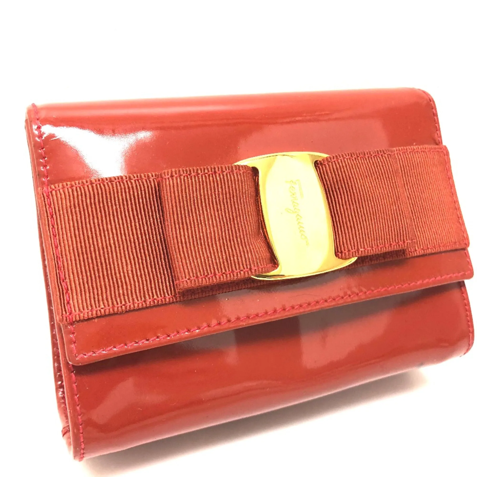 Salvatore Ferragamo  Leather Pouch (Pre-Owned)