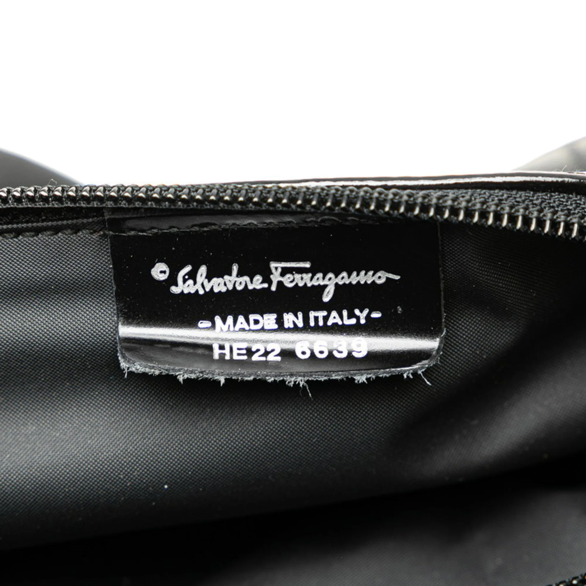 Salvatore Ferragamo  Nylon Leather Pouch (Pre-Owned)