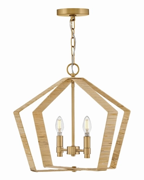 Sammi LED Pendant Lacquered Brass Ceiling Lights Lighting outlet store