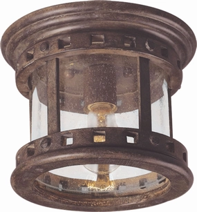Santa Barbara DC One Light Outdoor Ceiling Mount Sienna Outdoor Ceiling Mount Lighting hot sale