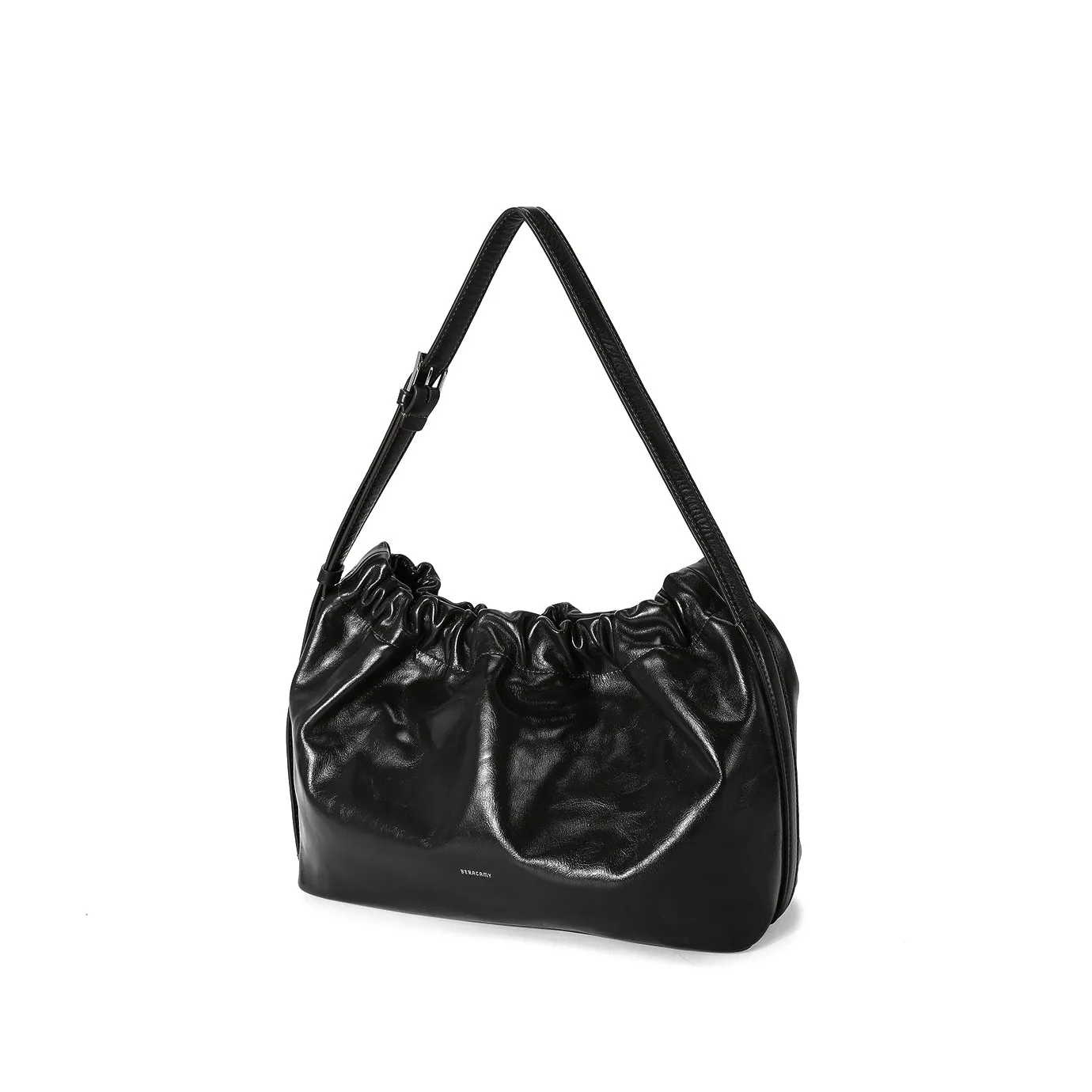Scrunchie Shoulder Bag - Black