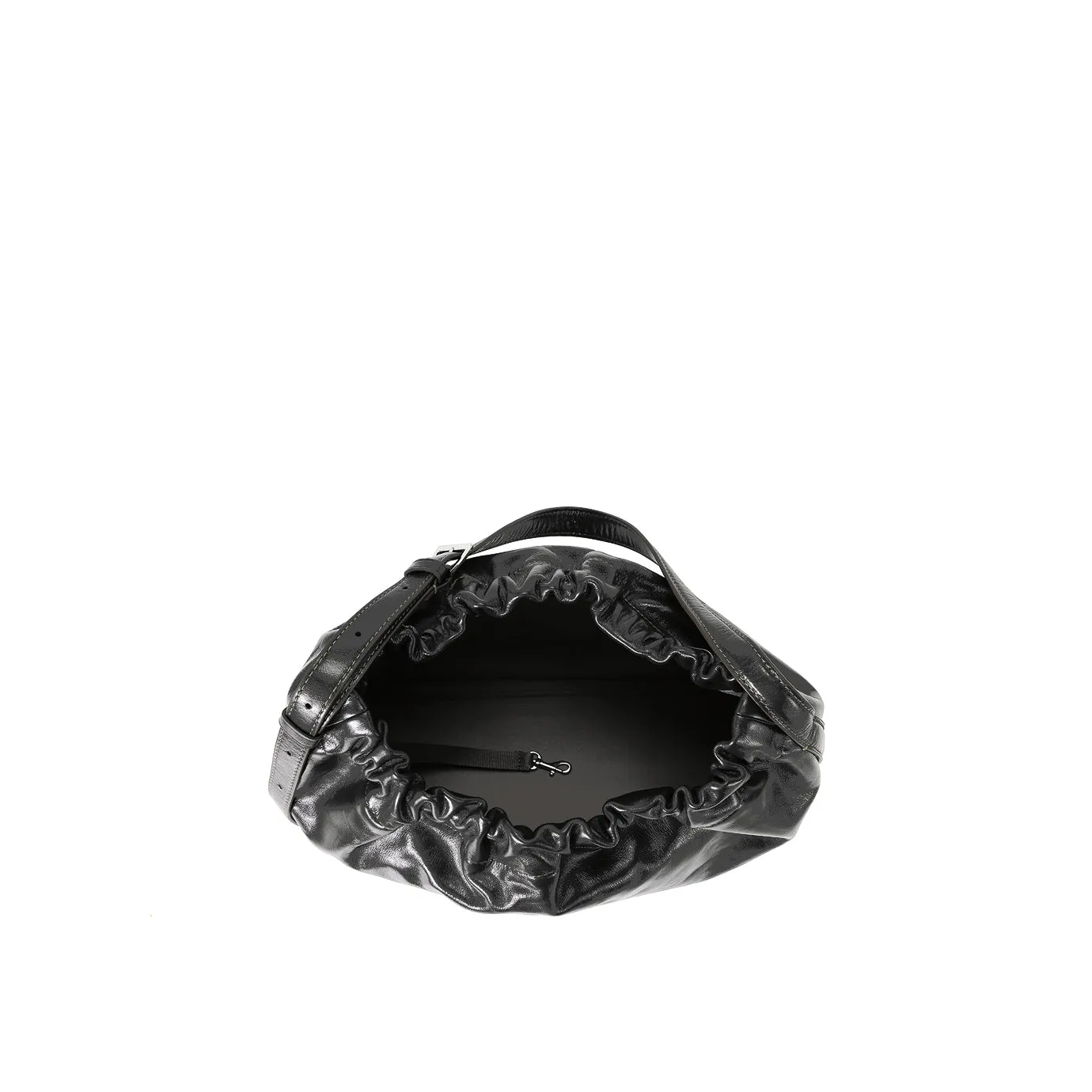 Scrunchie Shoulder Bag - Black