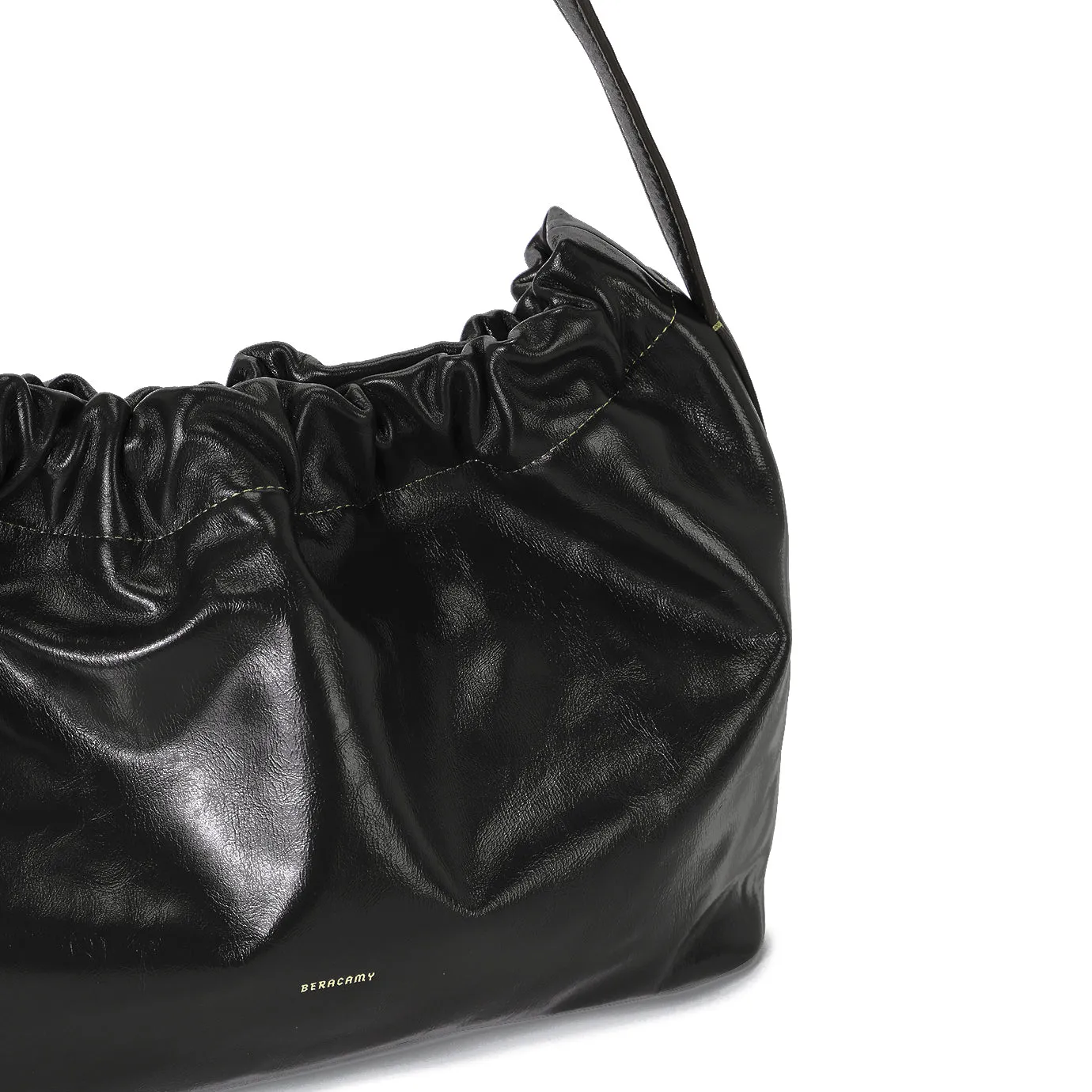Scrunchie Shoulder Bag - Black