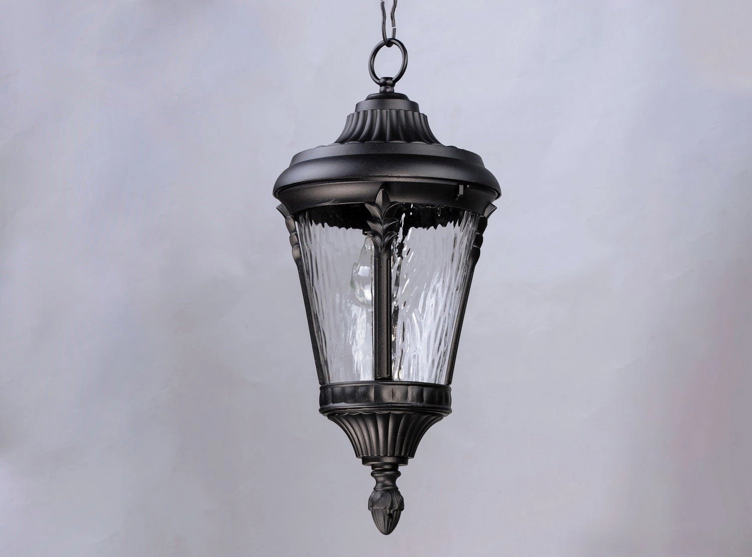 Sentry One Light Outdoor Hanging Lantern Black Modern Outdoor Hanging Lights