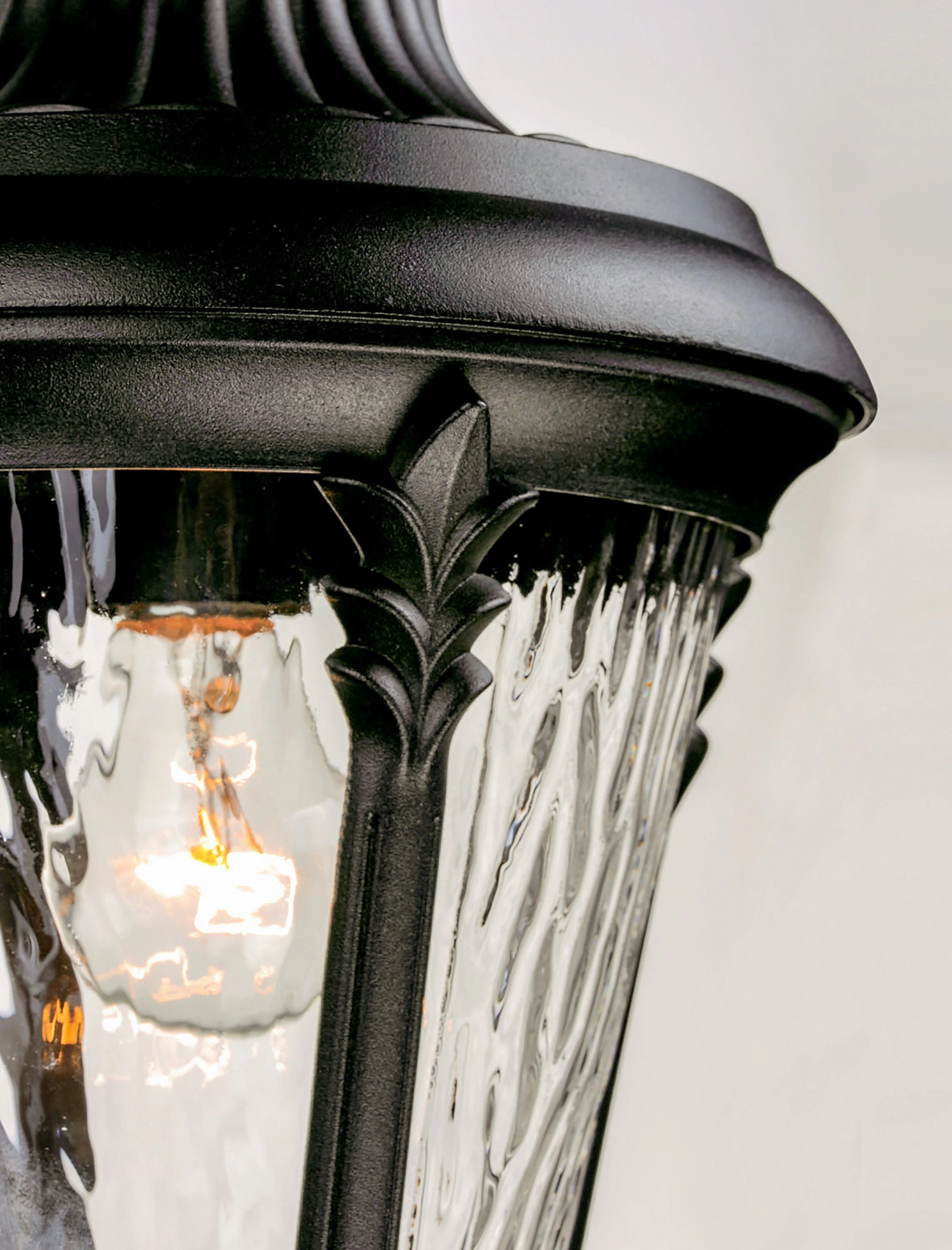Sentry One Light Outdoor Hanging Lantern Black Modern Outdoor Hanging Lights