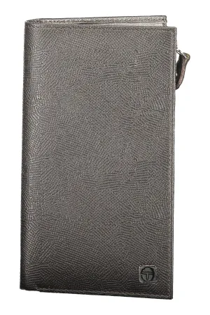 Sergio Tacchini Elegant Leather Bifold Wallet with Coin Men's Pocket