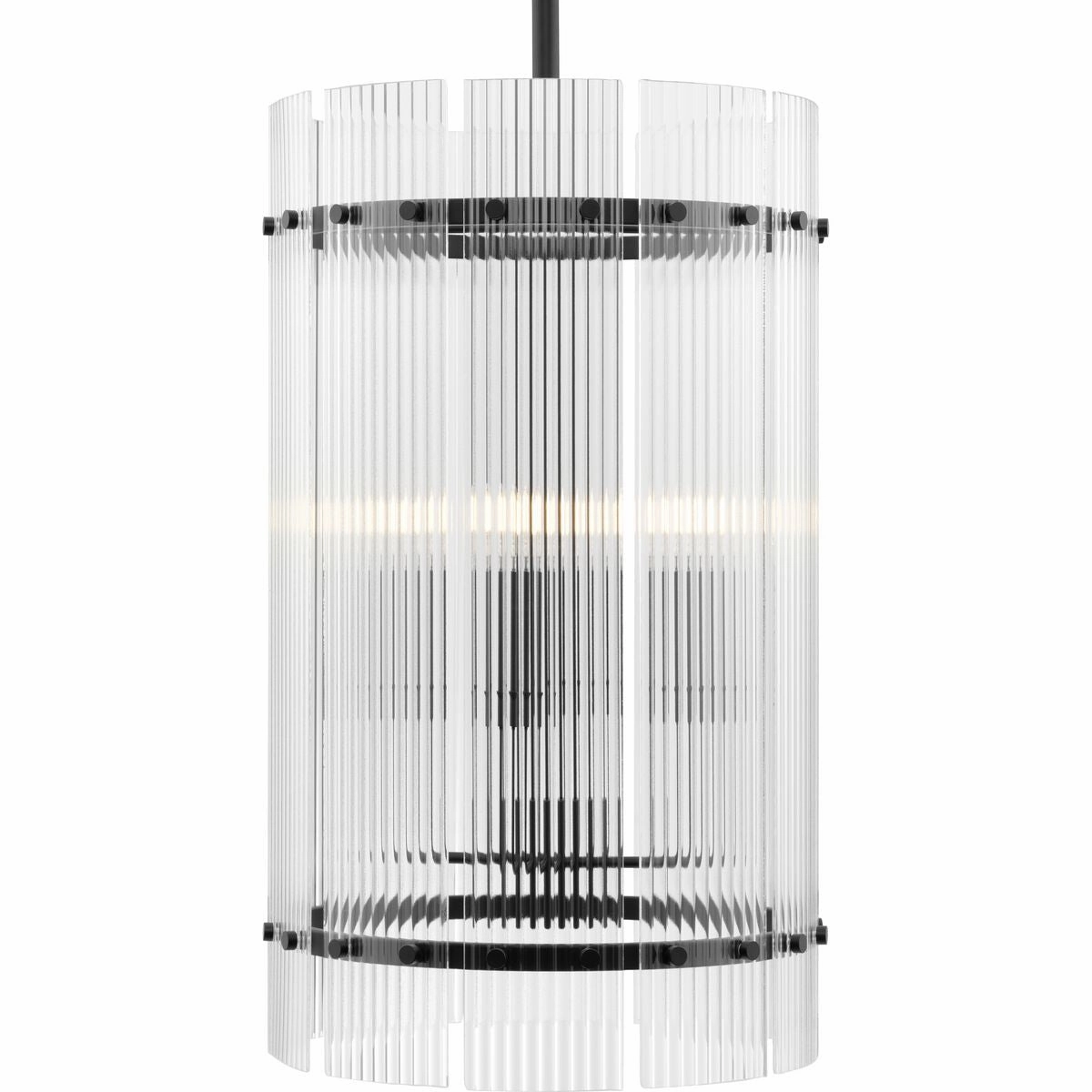Seville Six Light Foyer Pendant Matte Black Designer Ceiling Lights for less