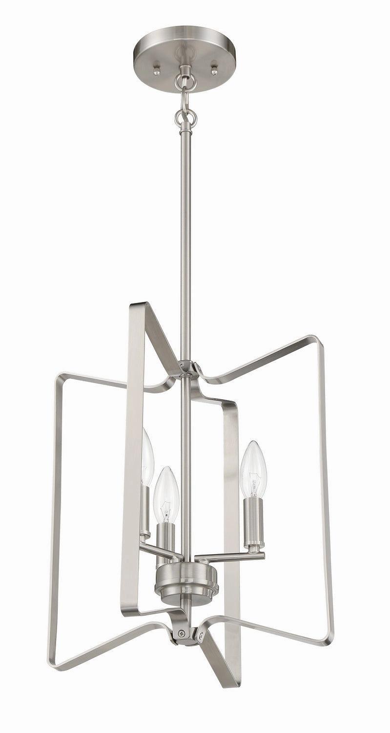 Shayna Three Light Foyer Pendant Brushed Polished Nickel Cheap Ceiling Lights available