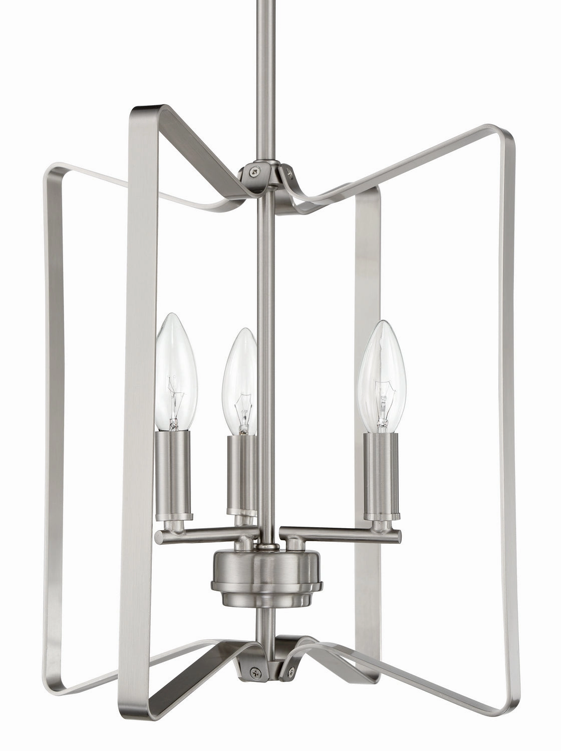 Shayna Three Light Foyer Pendant Brushed Polished Nickel Cheap Ceiling Lights available