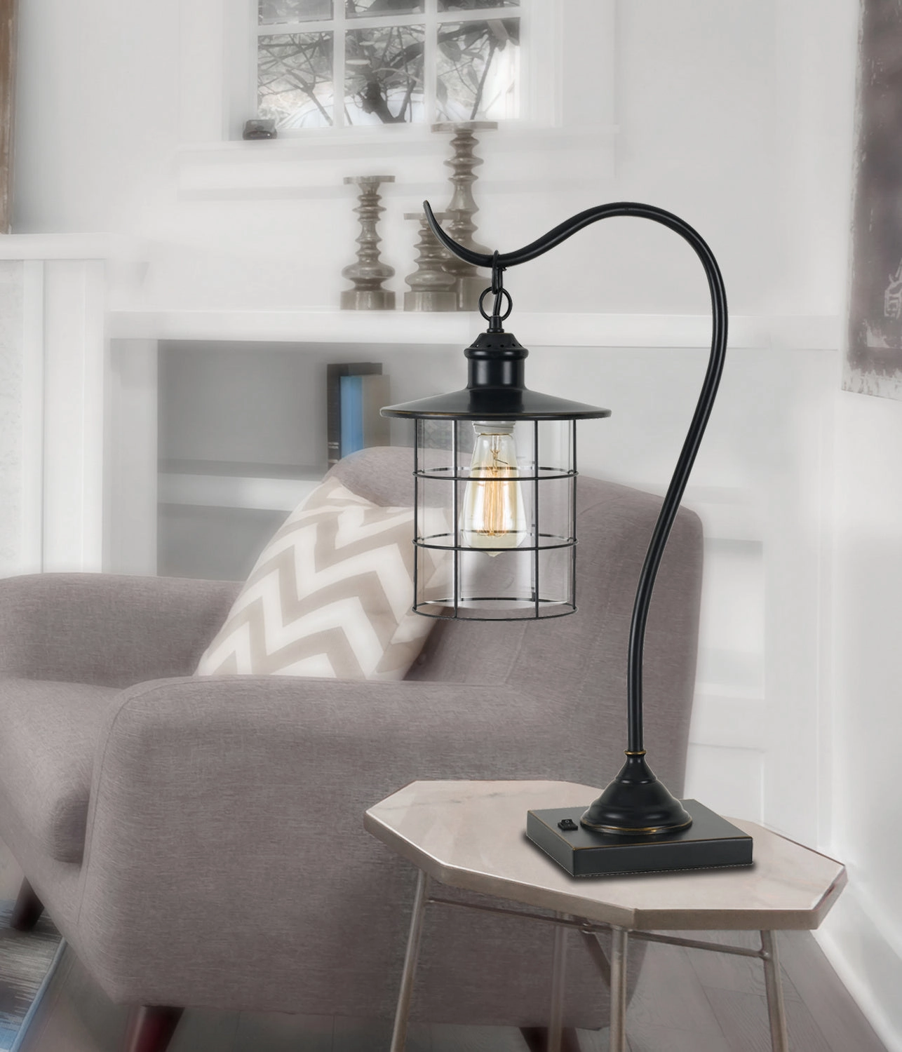 Silverton One Light Desk Lamp Dark Bronze Desk Lamps online discount
