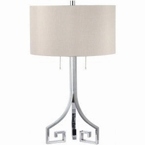 Simon Blake Lighting 723289-2 Portofino Table Lamp Lamp Pewter, Nickel, Silver Sale on Modern Lamps