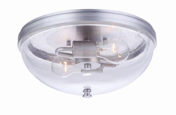 Sivo Two Light Outdoor Flush Mount Satin Aluminum Outdoor Ceiling Lights on sale