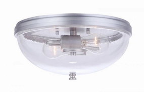 Sivo Two Light Outdoor Flush Mount Satin Aluminum Outdoor Ceiling Mount Lighting special offer