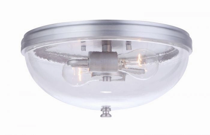 Sivo Two Light Outdoor Flush Mount Satin Aluminum Outdoor Ceiling Mount Lighting special offer