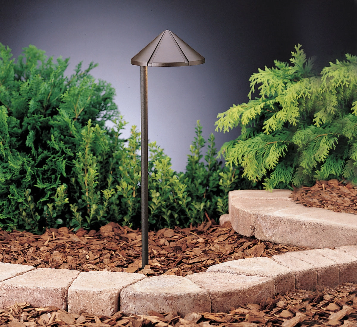 Six Groove One Light Path & Spread Textured Architectural Bronze Outdoor Path Lights Lighting buy now