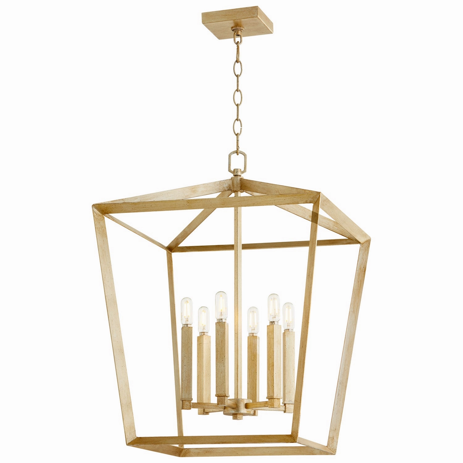 Six Light Chandelier Aged Silver Leaf Buy Ceiling Lights online