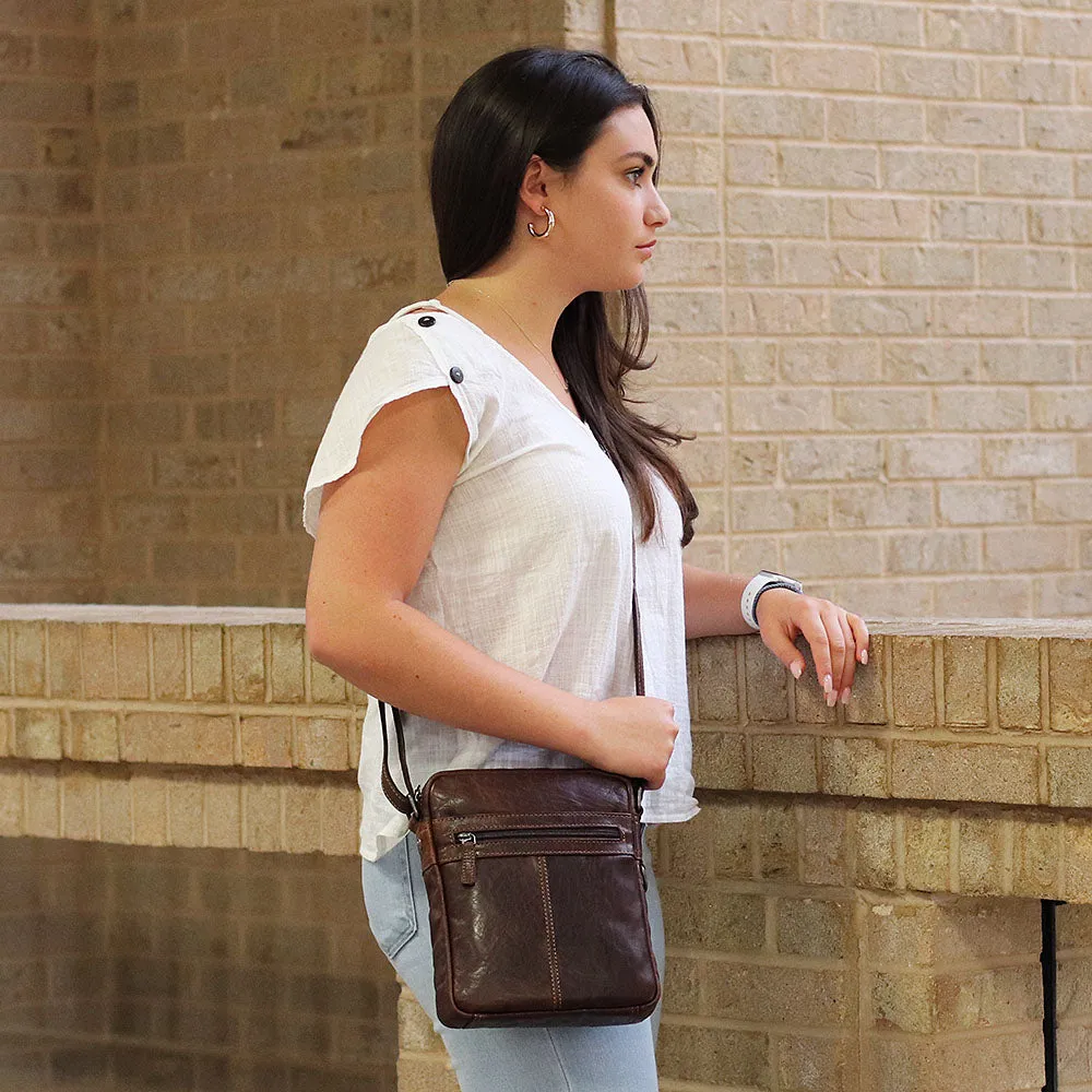 Slim Zippered Crossbody #7203