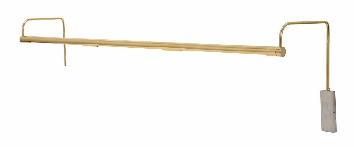 Slim-line LED Picture Light Polished Brass Wall Lights cheap shop