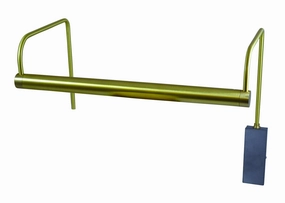 Slim-line LED Picture Light Satin Brass Wall Lights cheap shop