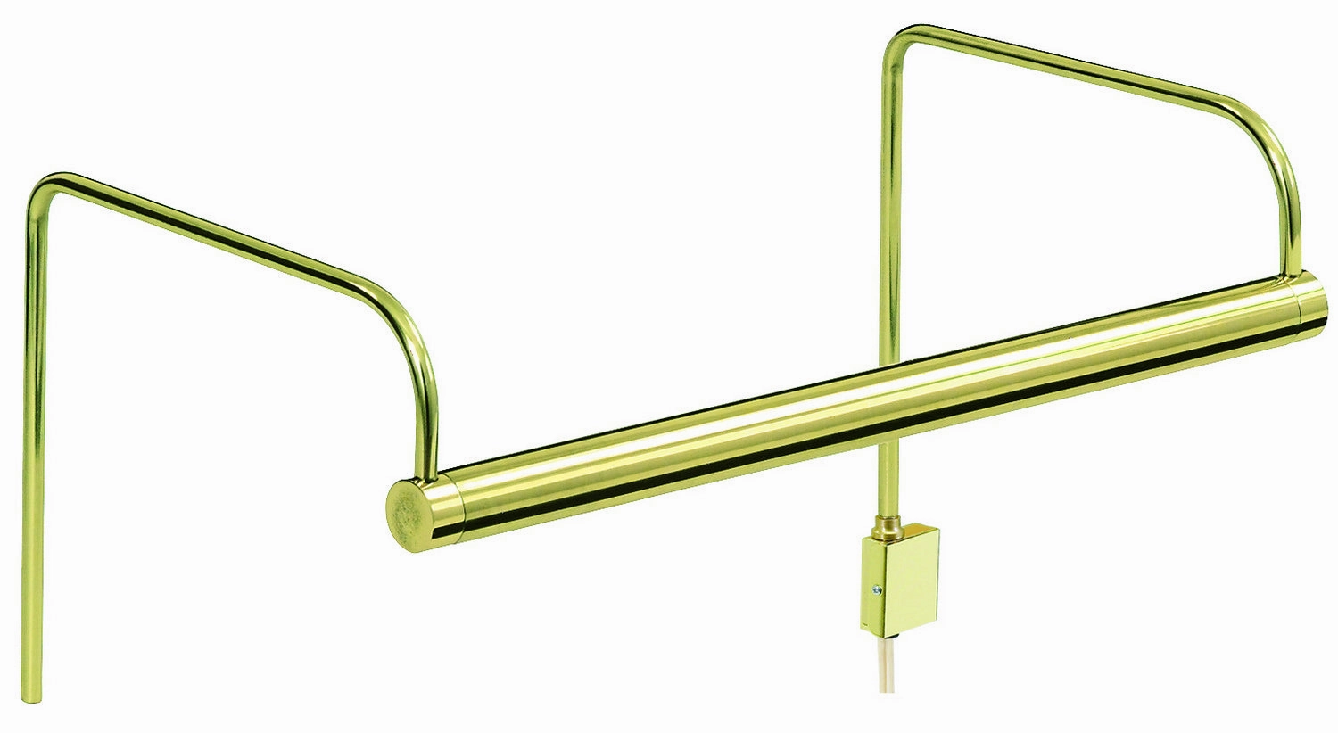 Slim-line Two Light Picture Light Polished Brass Wall Lights cheap shop