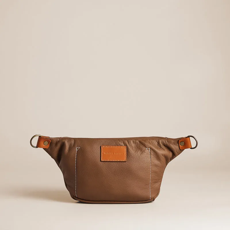Small Cross Your Heart Sling - Leather Luggage