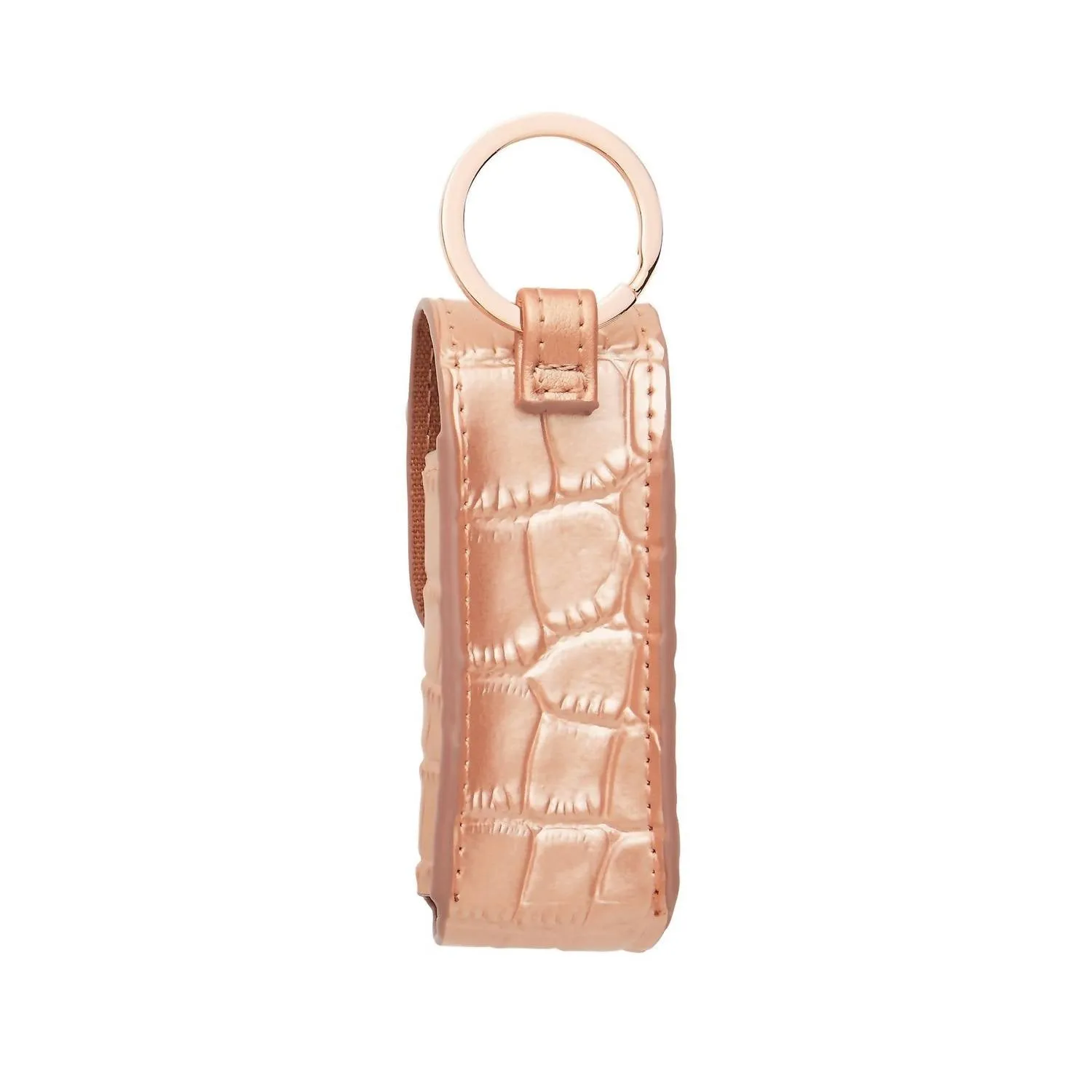 Smooch Lipstick Holder In Rose Croc