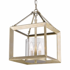 Smyth Three Light Mini Chandelier White Gold Ceiling Lights Lighting buy online