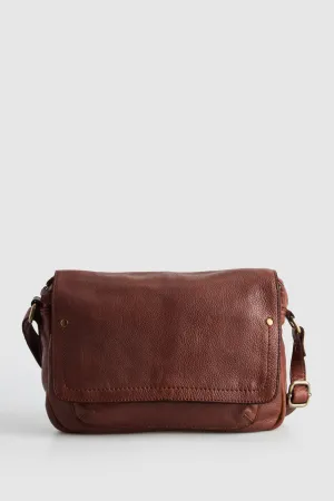 Sol Leather Flap Crossbody Bag