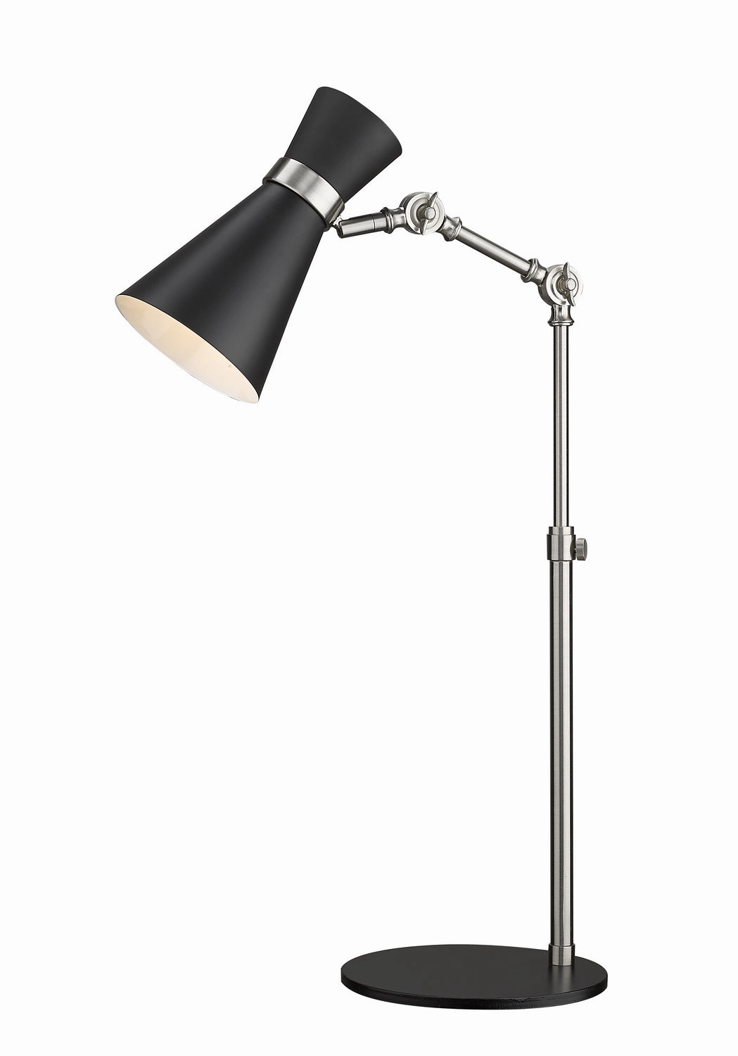Soriano One Light Table Lamp Matte Black   Brushed Nickel Desk Lamps Lighting sale online
