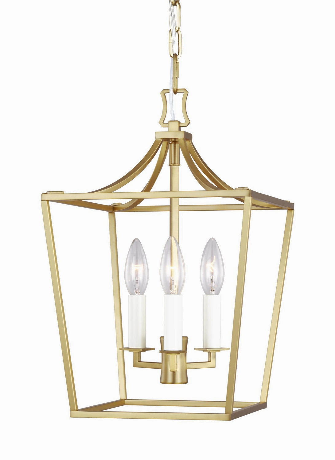 Southold Three Light Mini Lantern Burnished Brass Ceiling Lights Lighting free shipping