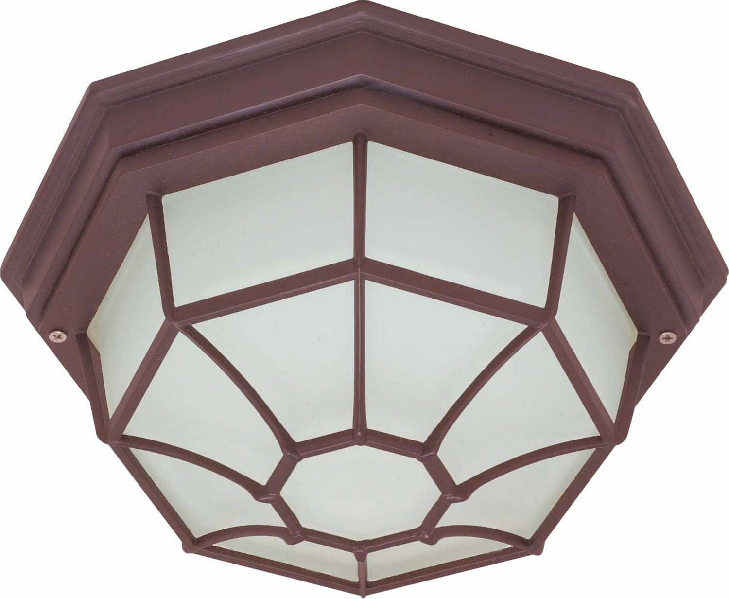 Spider Cage Old Bronze One Light Ceiling Mount Old Bronze Outdoor Ceiling Mount Lighting hot sale