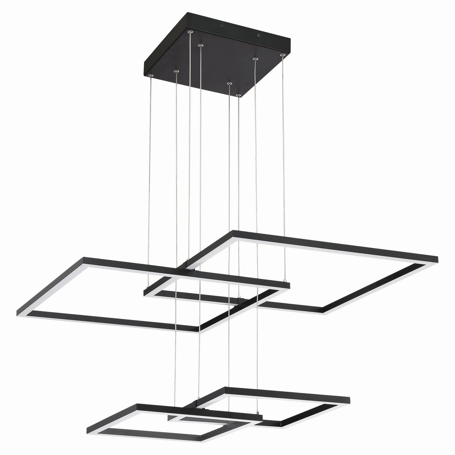 Squared LED Pendant Black Designer Ceiling Lights for less