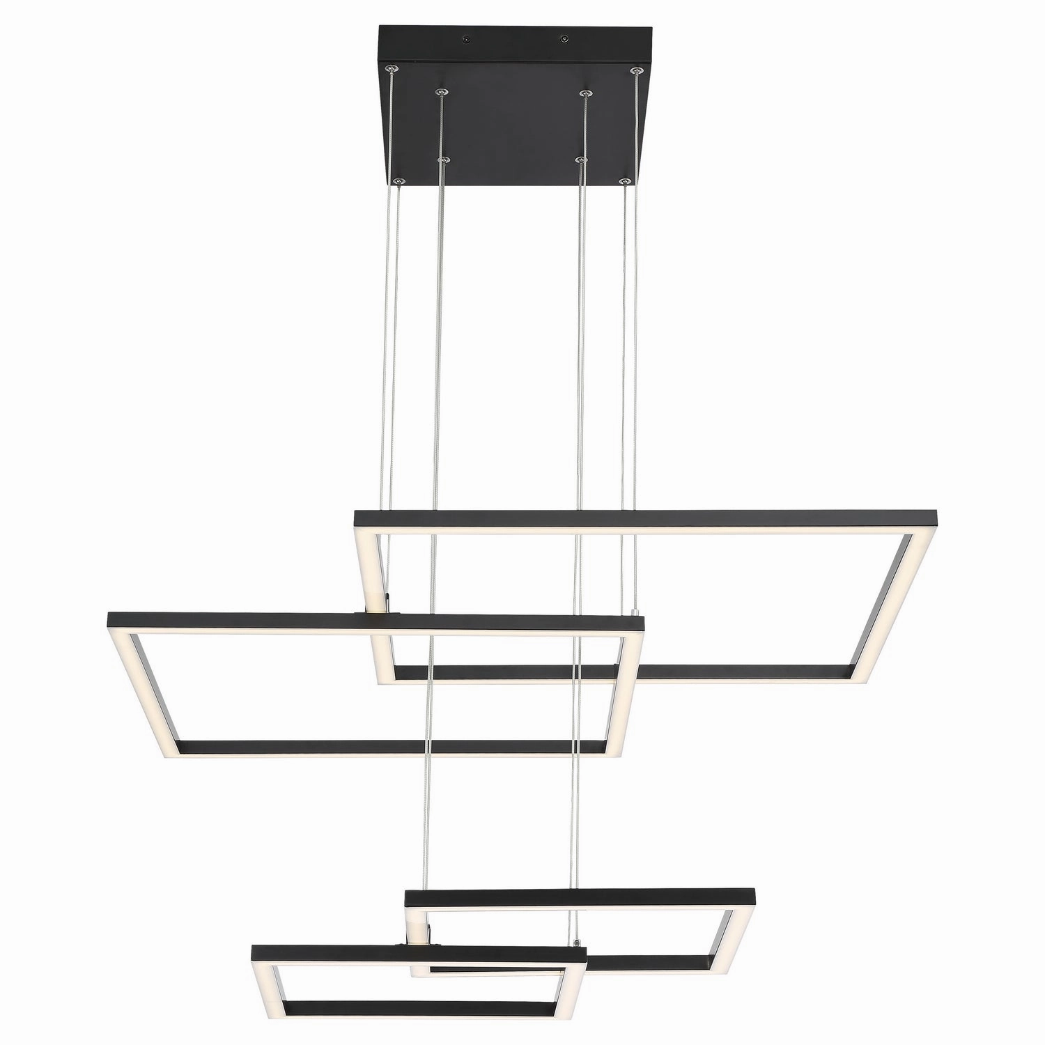 Squared LED Pendant Black Designer Ceiling Lights for less