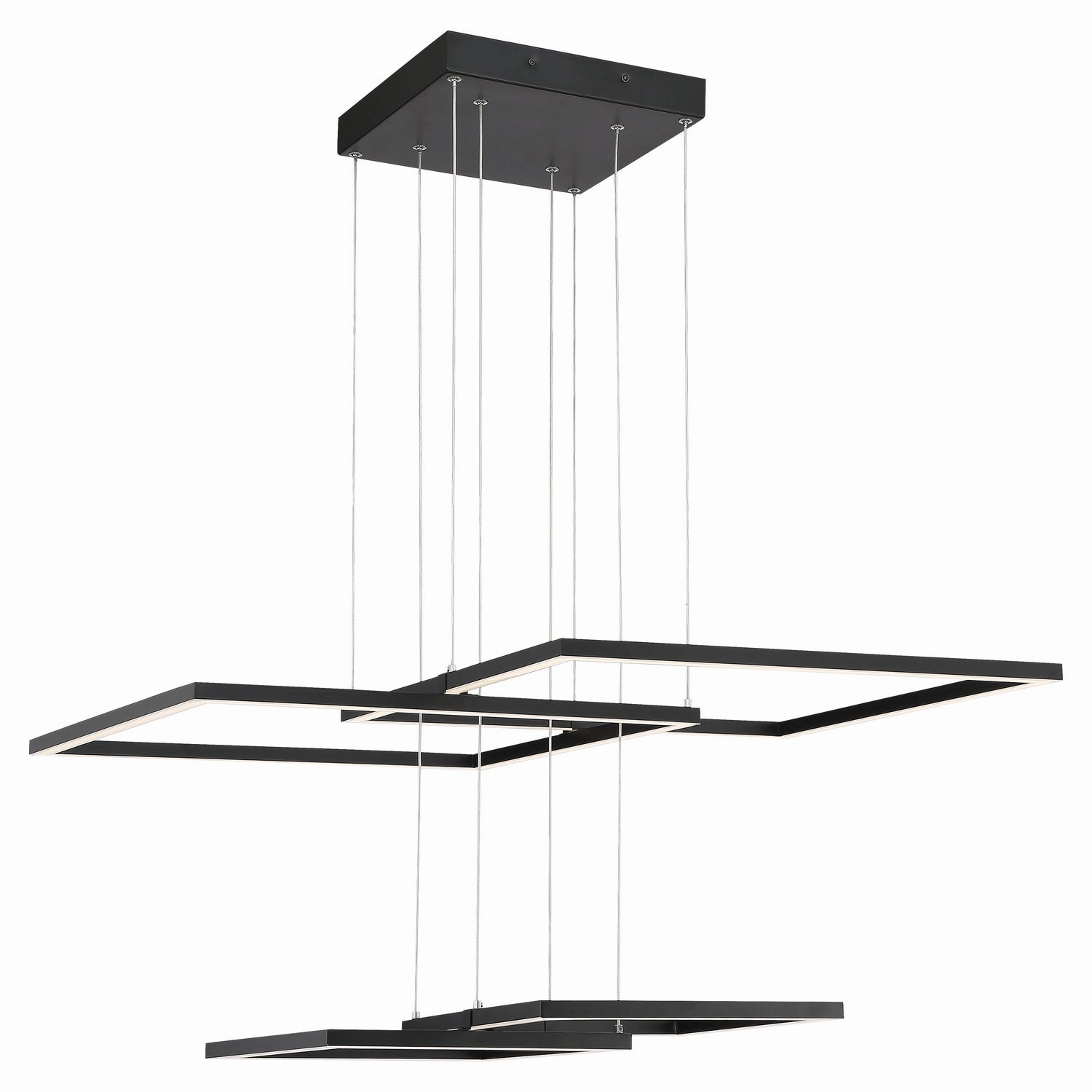 Squared LED Pendant Black Designer Ceiling Lights for less