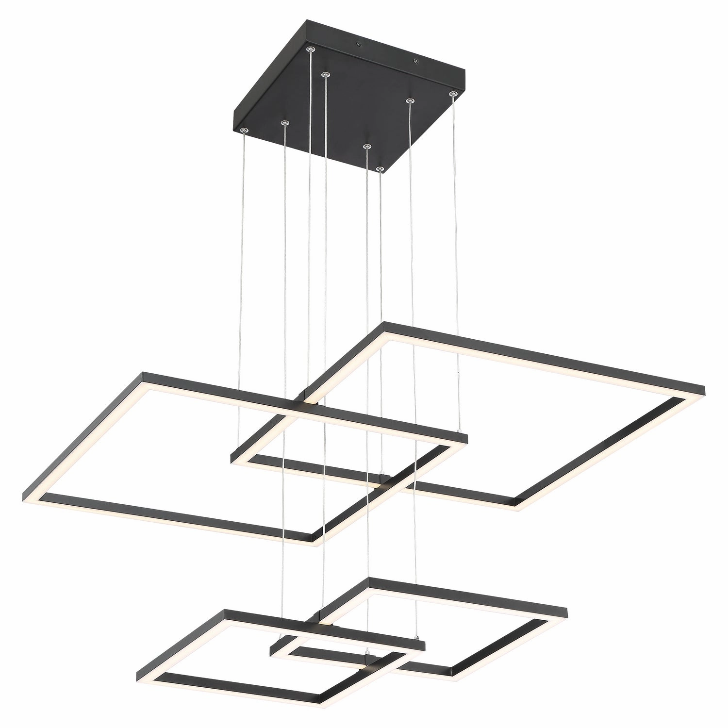 Squared LED Pendant Black Designer Ceiling Lights for less