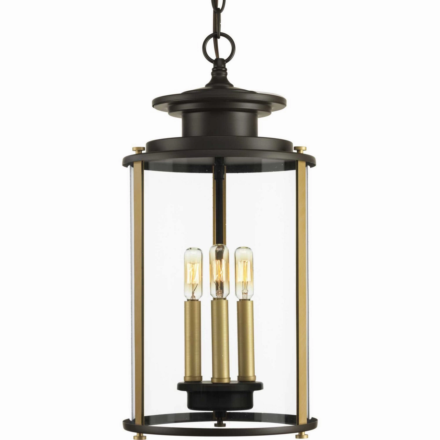 Squire Three Light Hanging Lantern Antique Bronze Outdoor Hanging Lights Lighting premium