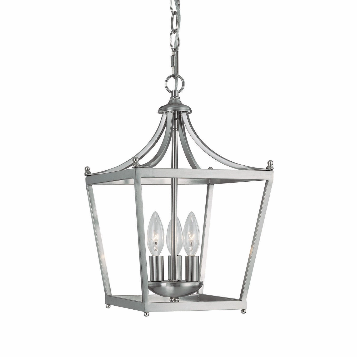 Stanton Three Light Foyer Brushed Nickel Ceiling Lights Lighting free shipping