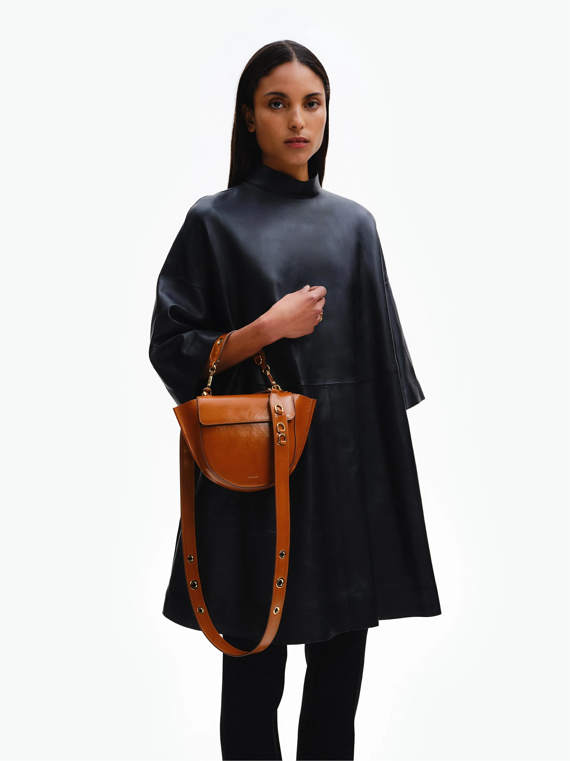 Strap Set  Hortensia Mini / Eyelets - Cognac