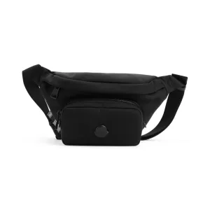 Streamlined Black Belt Bag