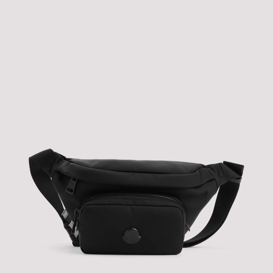 Streamlined Black Belt Bag