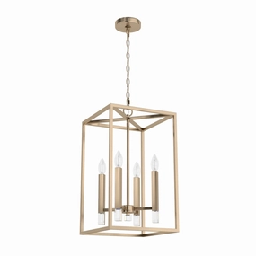 Sunjai Four Light Pendant Alturas Gold Ceiling Lights Lighting cheap deals
