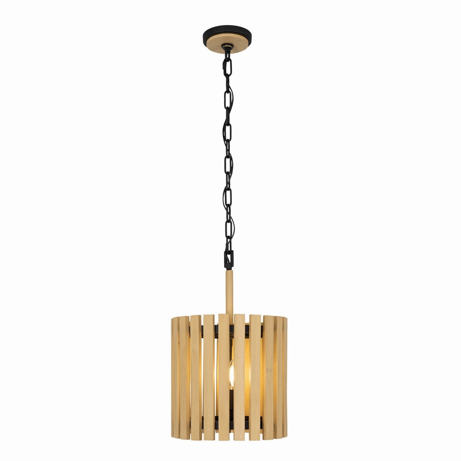 Suratto Two Light Pendant Matte Black/Honey Blonde Cheap Ceiling Lights available